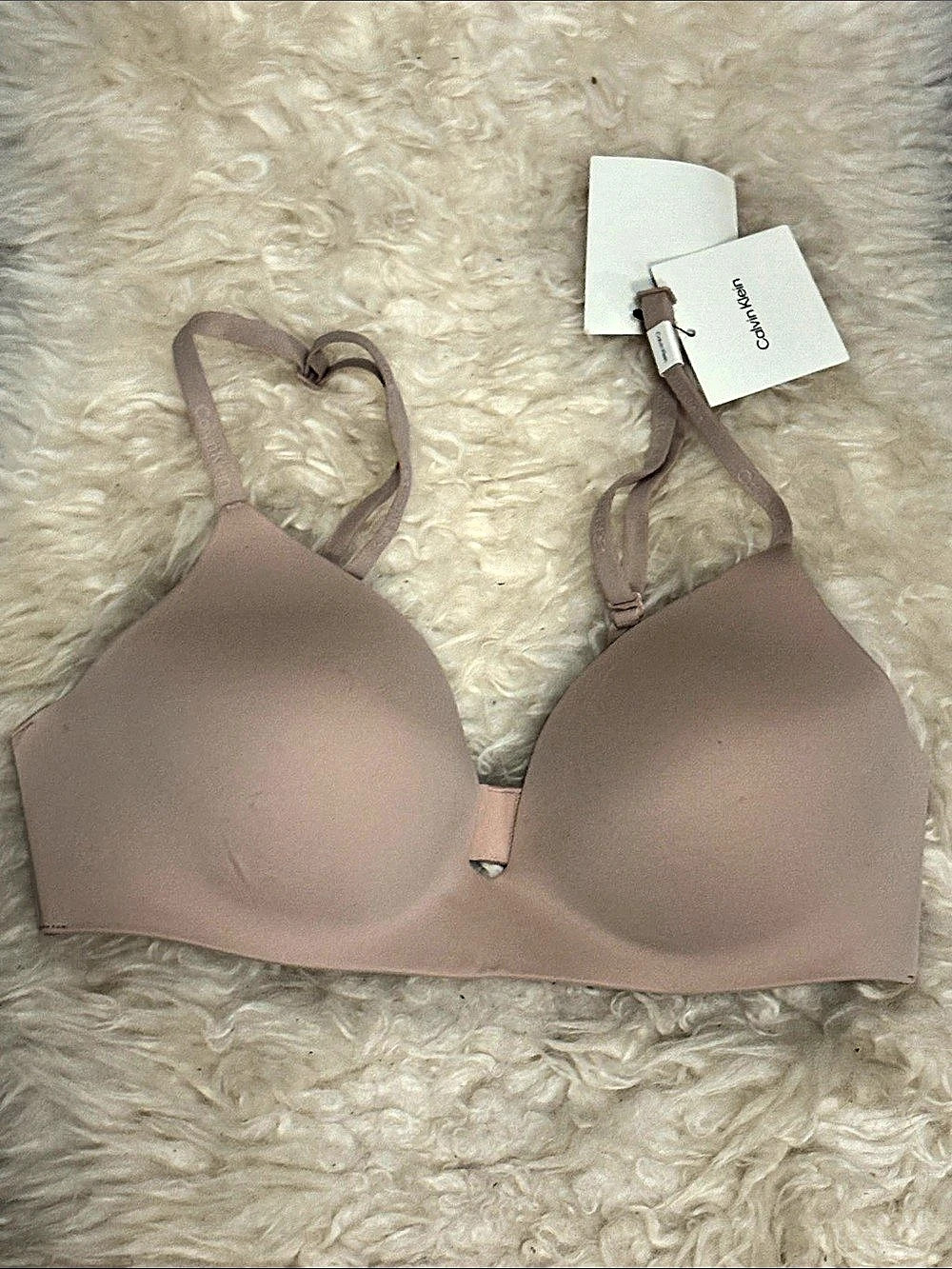 Calvin Klein Perfectly Fit Modern T-Shirt Bra Nude 34C